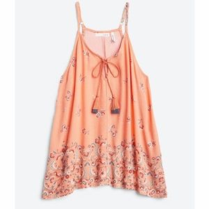 NEW!! LUQ Rachell Tie Detail Halter Top NWT! Size Large